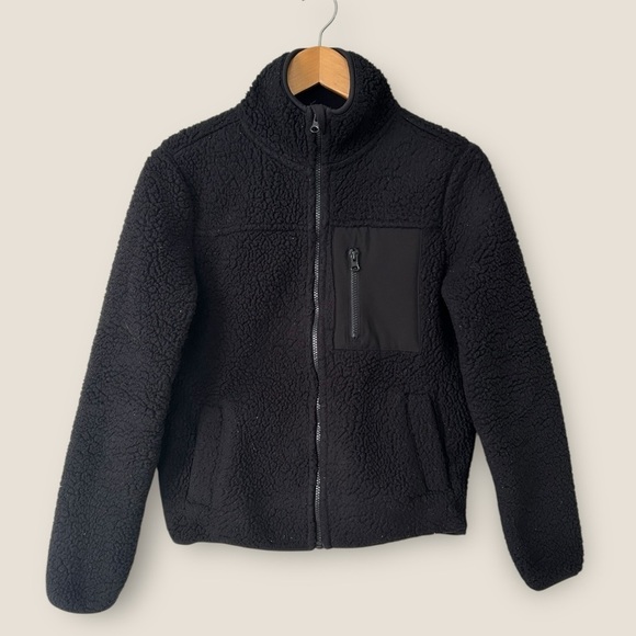 Joe Fresh Jackets & Blazers - Joe Fresh Black Teddy Jacket with Zip Chest Pocket